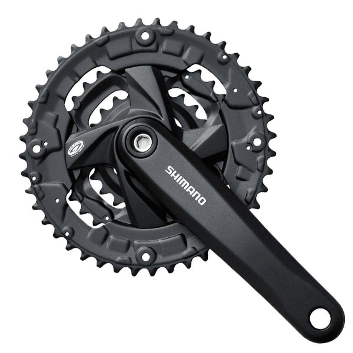 Shimano Altus FC-M371, 22/32/44T 9-delt Firkant, 175mm Kranksett
