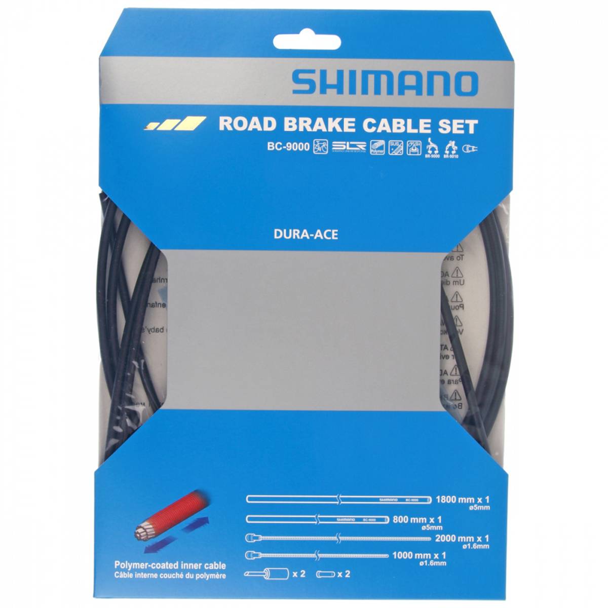 Shimano Dura Ace BC-9000 Svart bremsewiresett