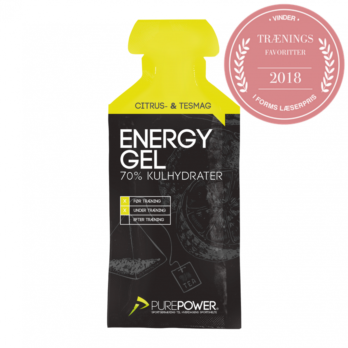 Purepower Energy Gel Sitron Te