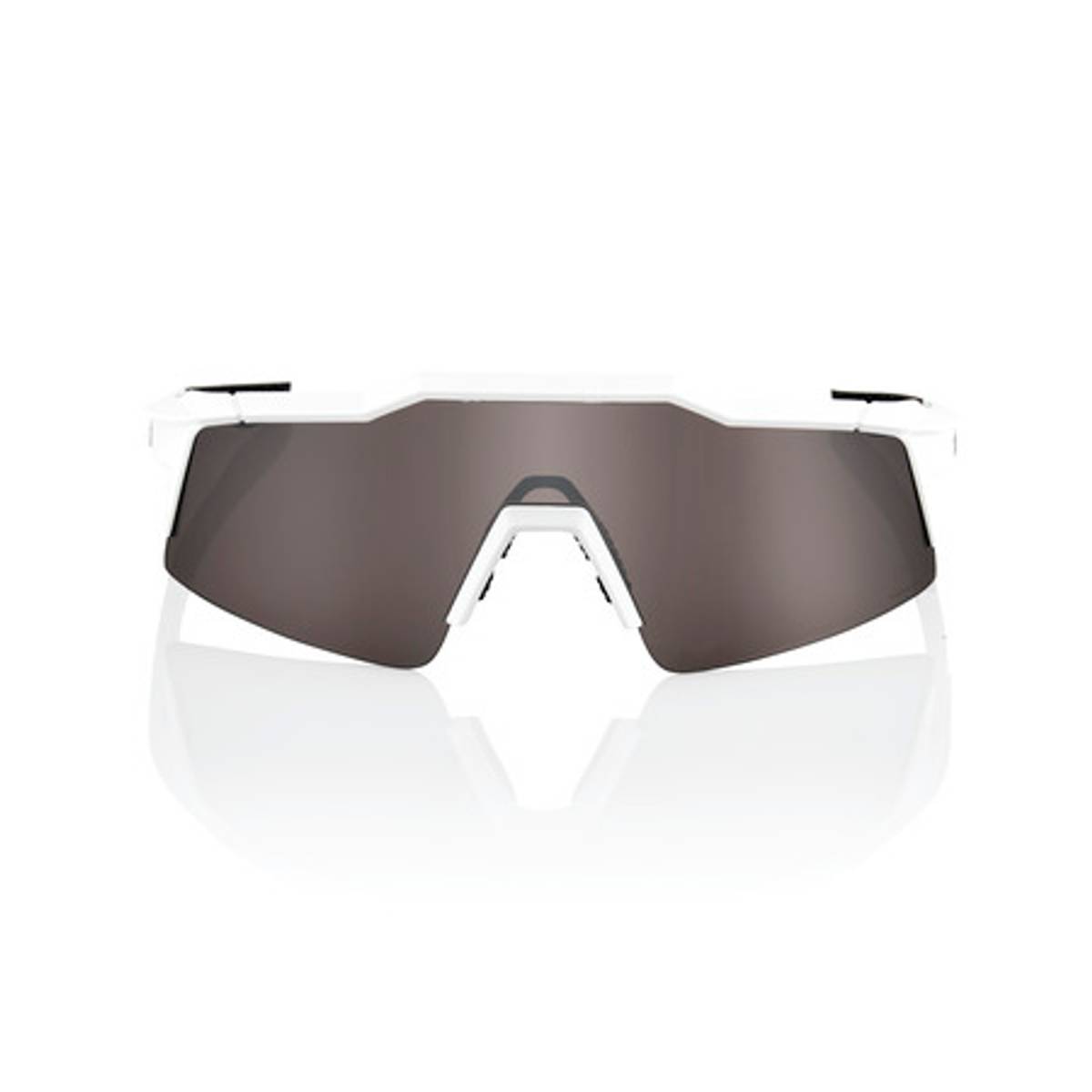 100% Speedcraft SL White - HiPER Silver Mirror Brille