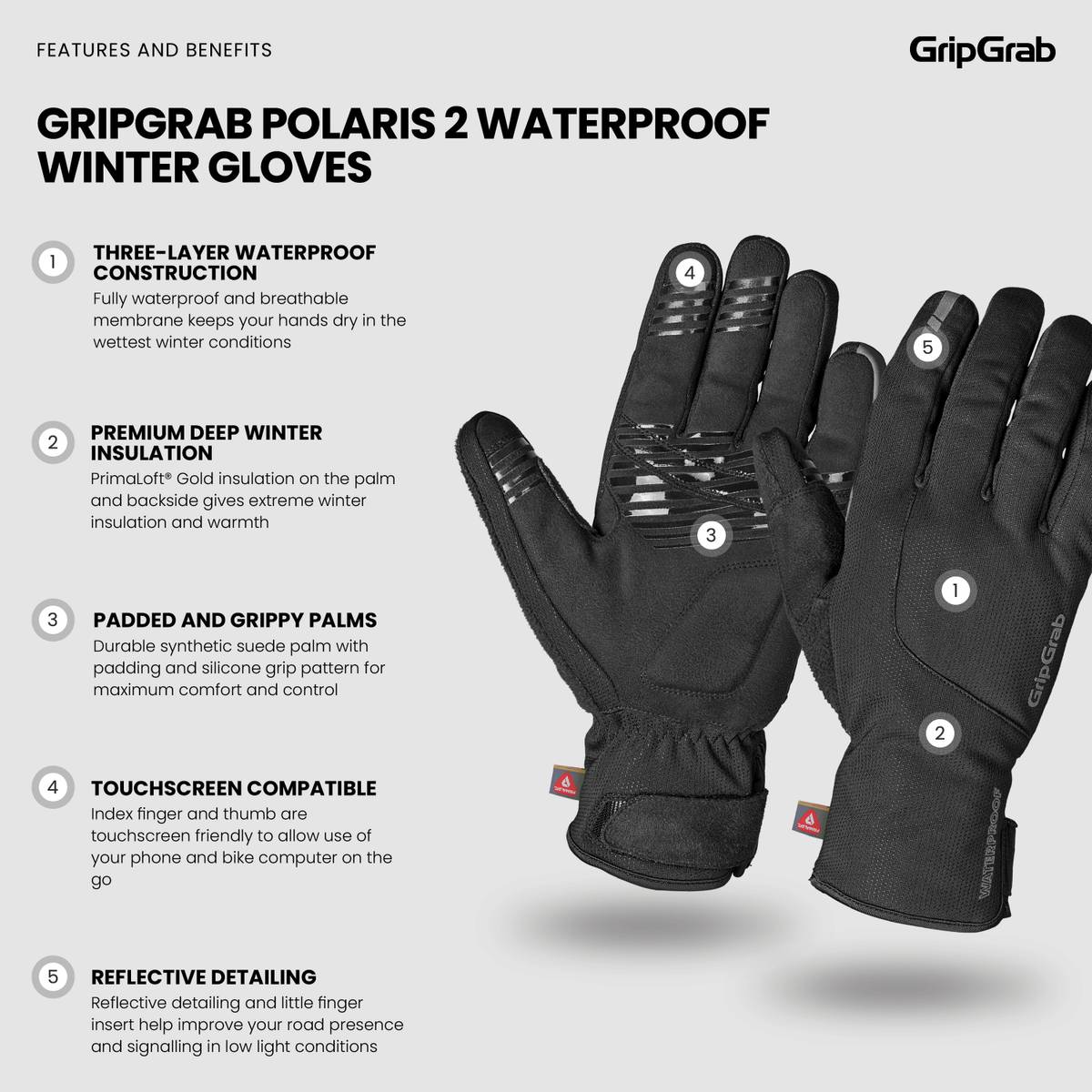 GripGrab Polaris 2 Hansker