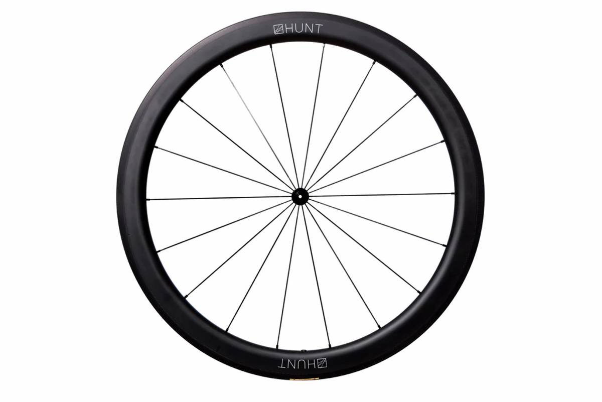 HUNT 50 Carbon Wide Aero Landevei Clincher Hjulsett